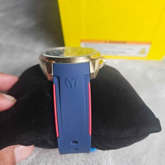 TechnoMarine Ocean Quantum TM-10791 Men’s Chronograph Watch Blue/Gold 100M - Picture 3 of 10